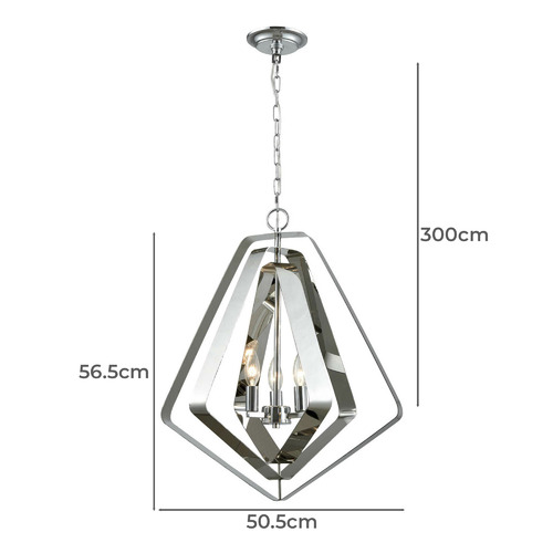 Stainless steel pendant light outlet fixtures